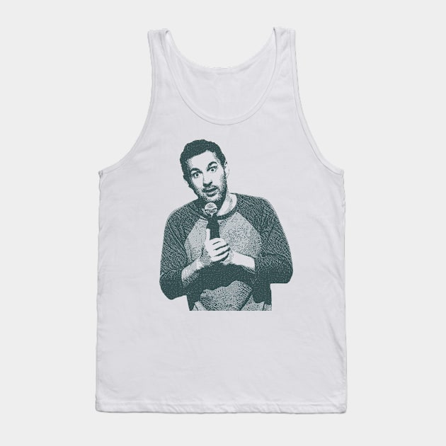 Comedian Mark Normand Portrait Tank Top by TeeTrendz